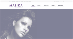 Desktop Screenshot of malika.co.uk